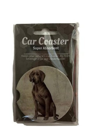 Car Coaster Weimaraner Dog 233-54