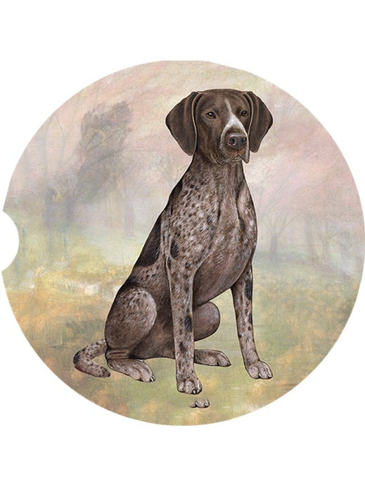 Car Coaster German Short Hair Pointer Dog 233-83