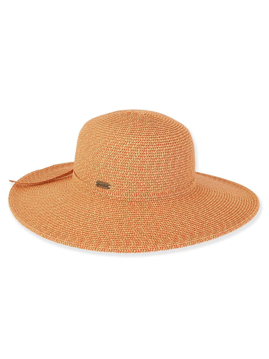 Hat Coral Paperbraid Floppy Brim Women's HH2969F