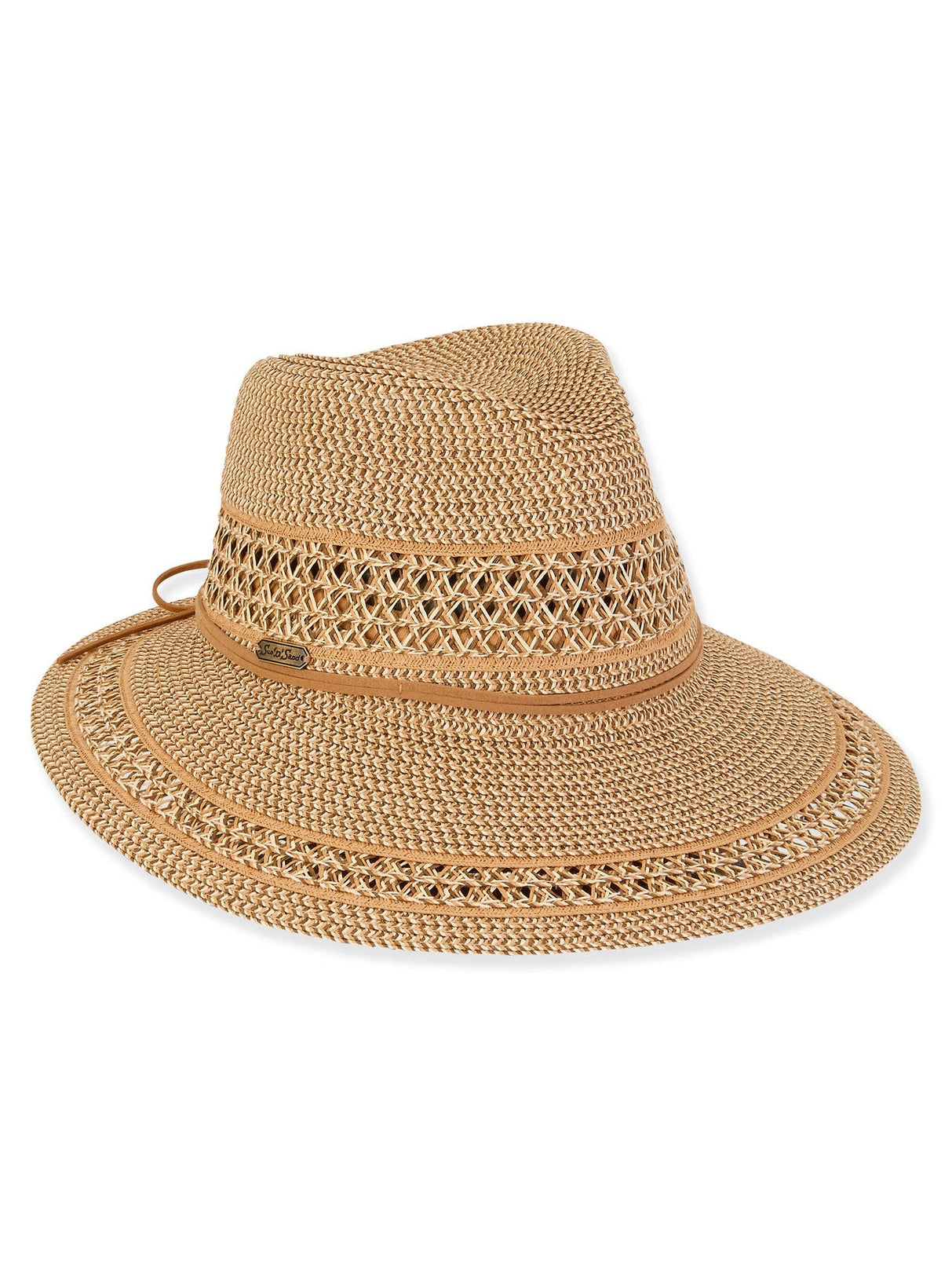 Hat-Tan-Paperbraid-Tapered Safari-Women's-Hh3091A