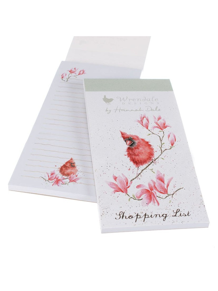 Shopping Pad - Red Cardinal