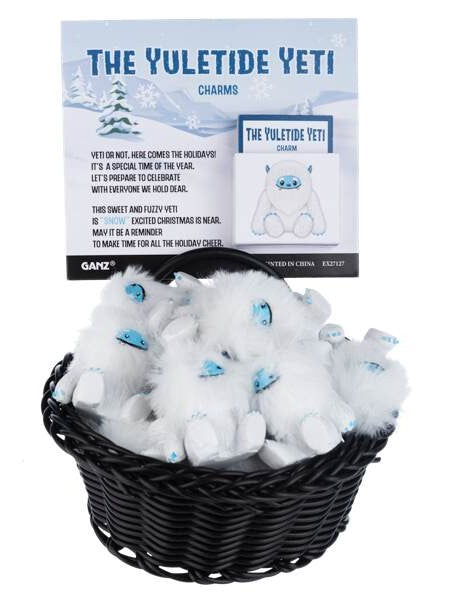 Charm Yuletide Yeti White Ex27127