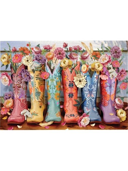 Puzzle Cowgirl Florals 1000Pc 28242