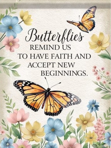 Carson-Garden Flag Double Sided New Beginnings 28644