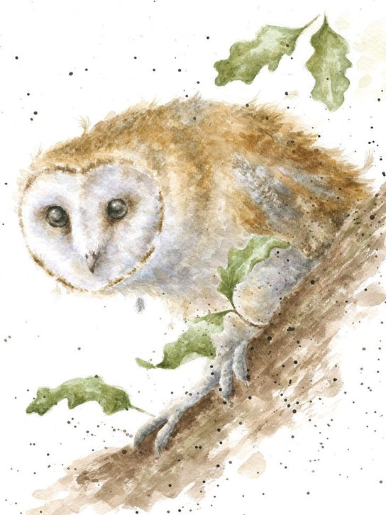 Card - ACS122 - Moonlight Owl - Blank Inside