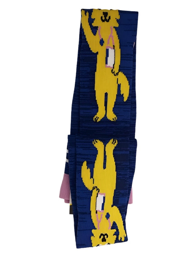 Compression Sock-Blue/Yellow Dog Nurse-Women -Size 6-10-20891