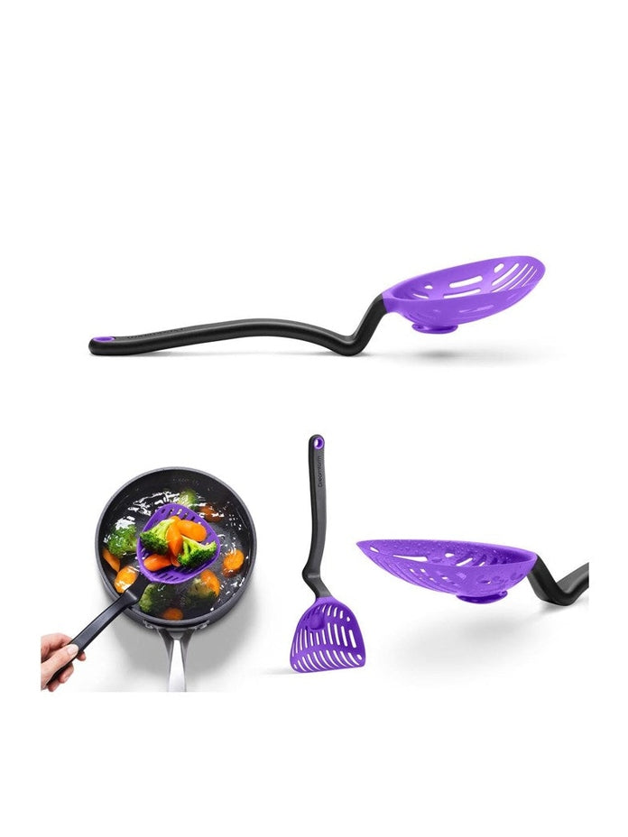 Lestrain Scoop Strainer Large 12.8" Purple DFLE1884