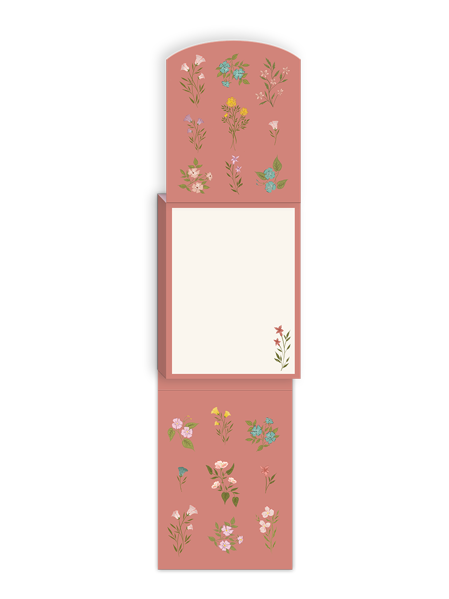 3 x 4 Note Pad Flower Pets Frenchie 38290