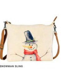 Bag Slim Sling Snowman 7x9" 638395