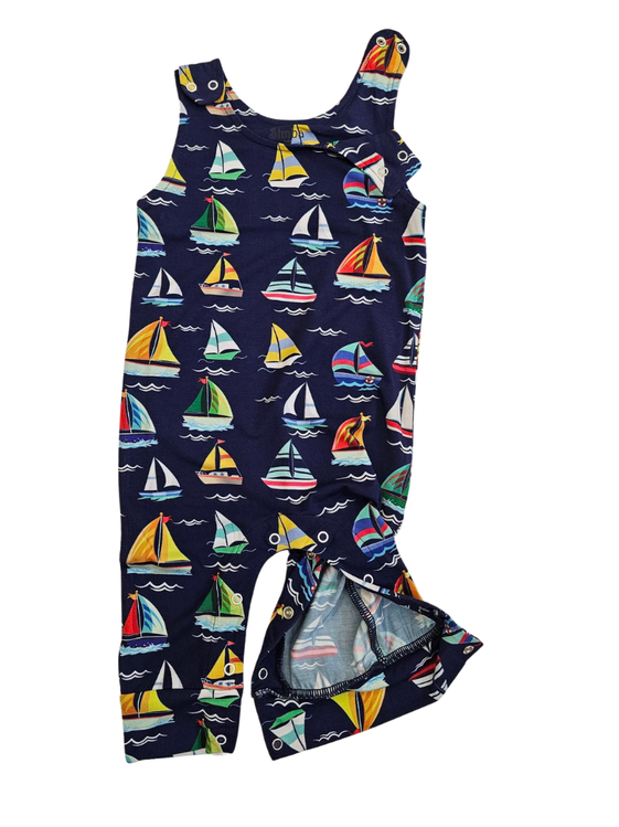 Jumper Happy Sailing Soft Bamboo Navy with colors Toddler