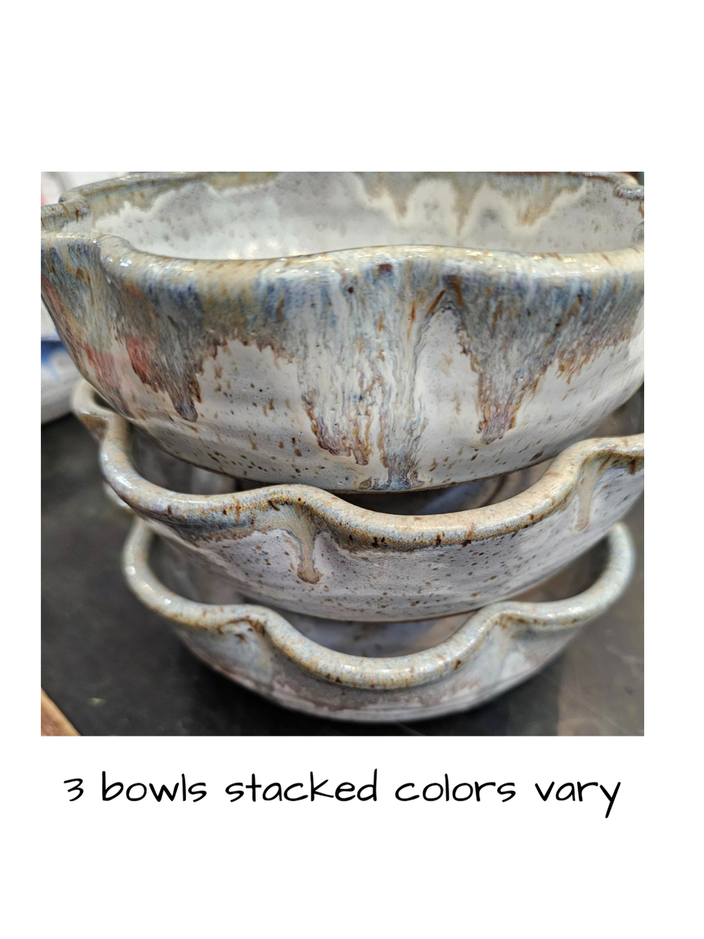 Mixed Berry Pie for Two with Recipe Pottery Locally Made In NC Colors May Vary Due to Glazing