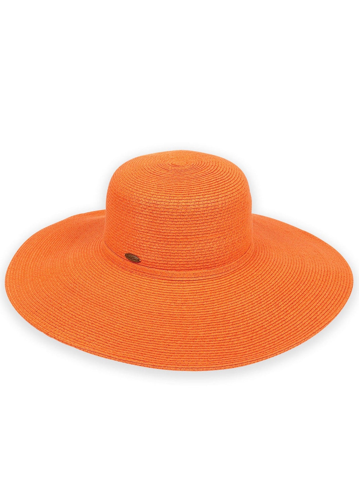 Hat Orange Paperbraid Floppy Brim Women's HH1003F