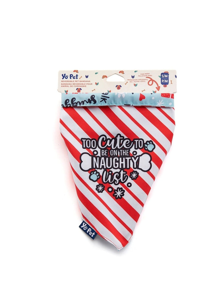 Bandanna Pet Too Cute To Be Naughty Christmas 413768