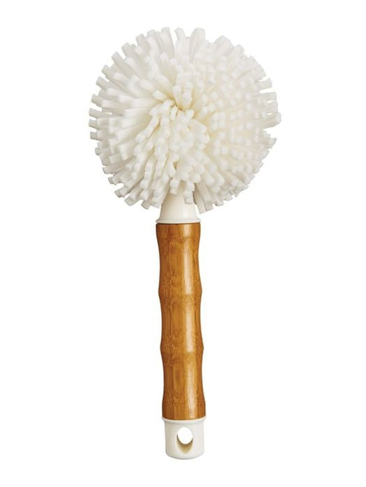 Glass Brush Bamboo Handle 9"42002