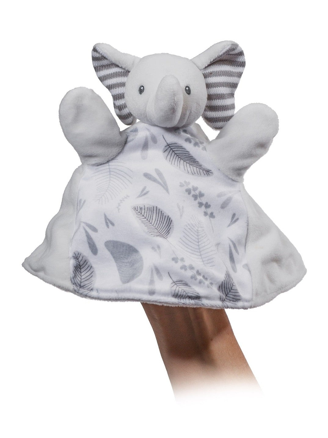 White Afrique Elephant Lovie Puppet-43227