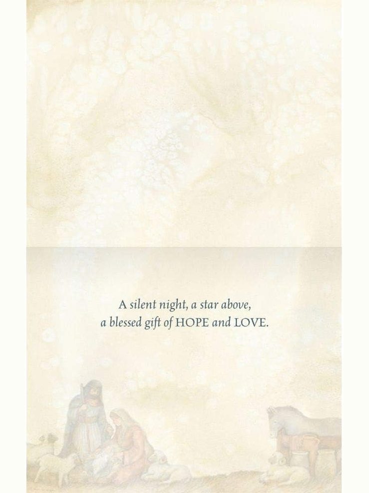 Lang-Card Christmas Nativity Assorted 18Pk 1008105