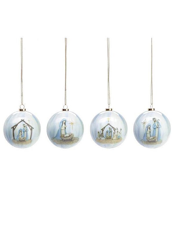 Christmas Ball Ornament Joy To The World 4 Styles 3" 3144209