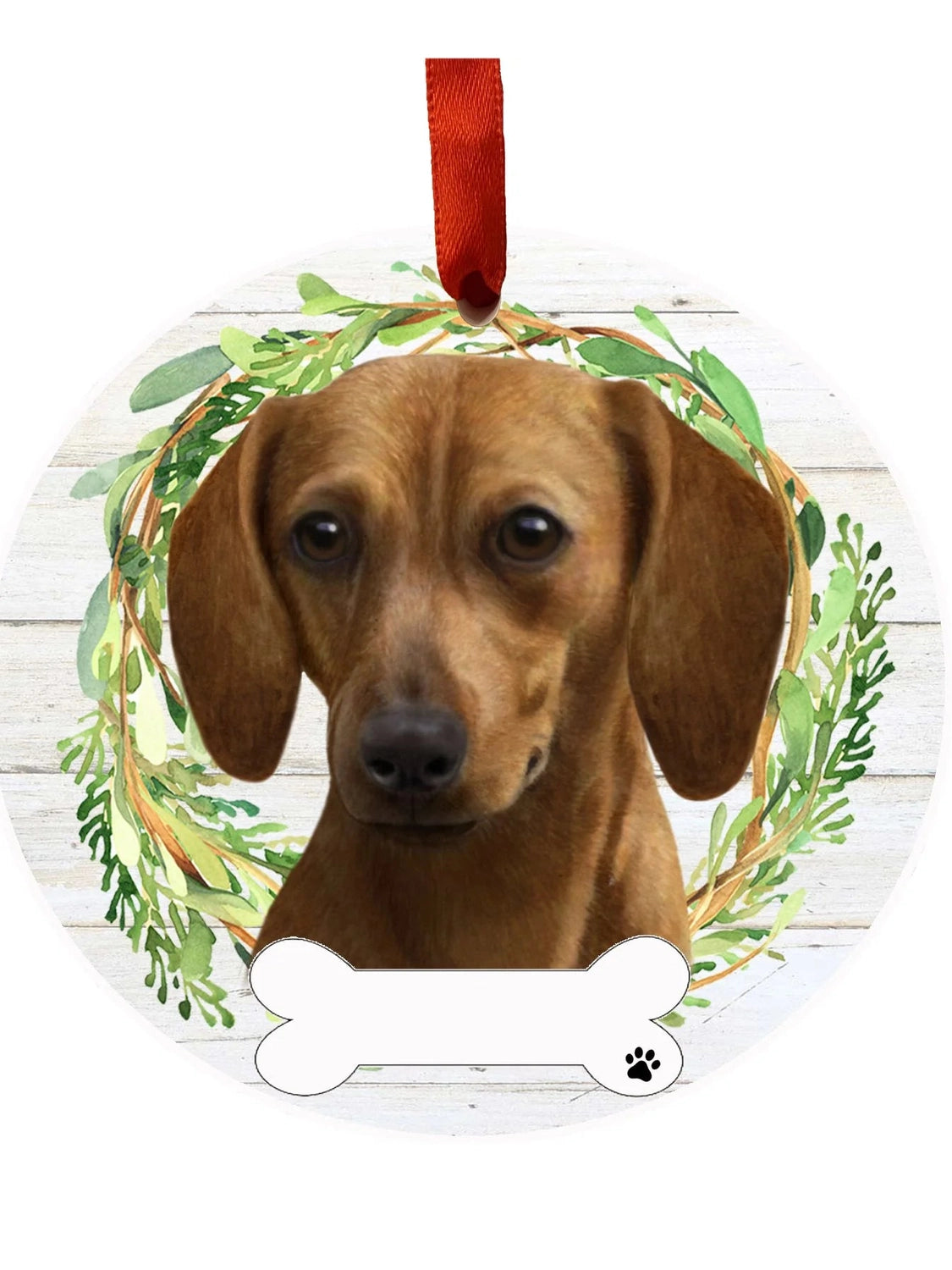 Christmas Ornament Dachund Red Dog 550-13