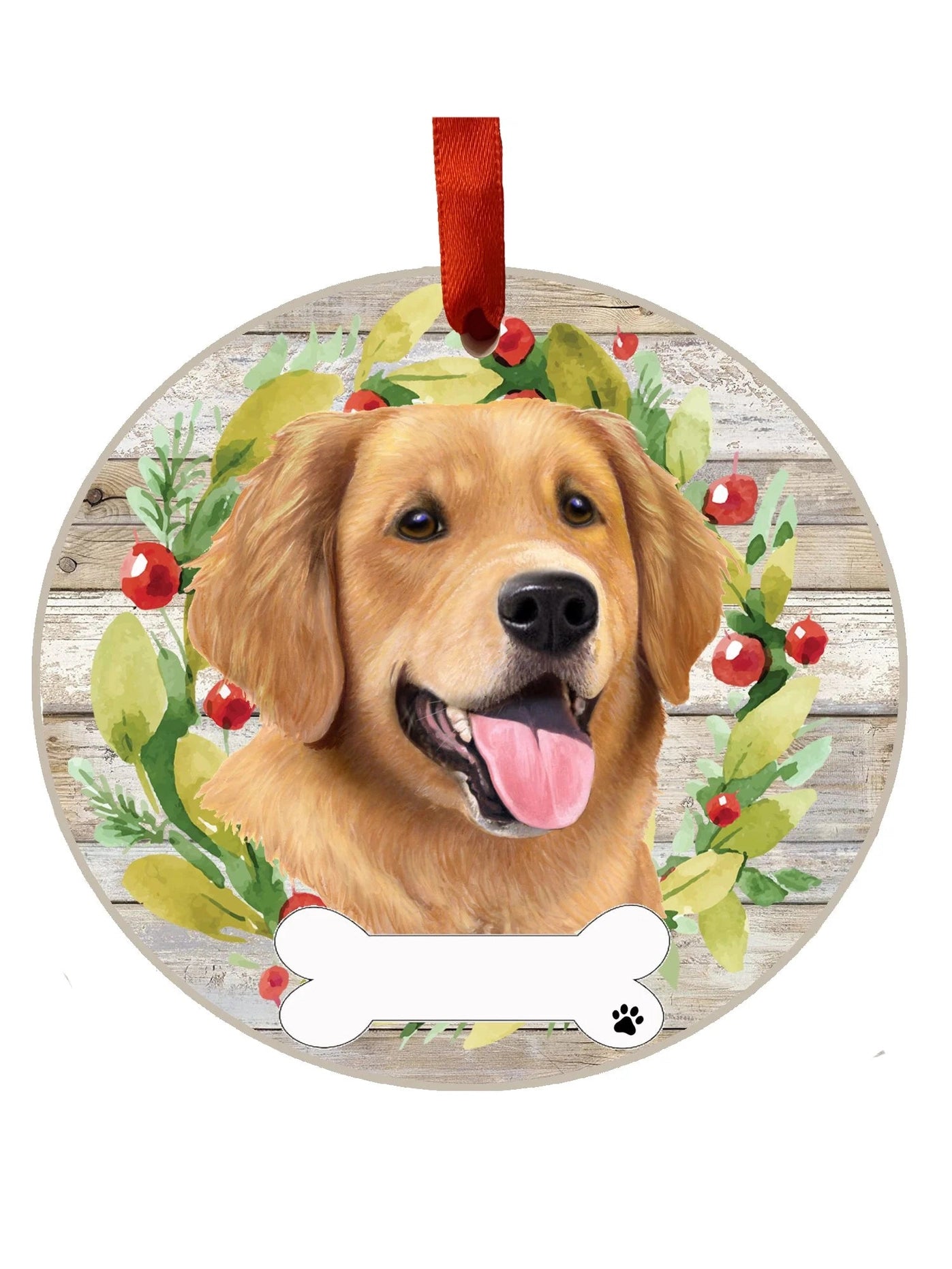 Christmas Ornament Golden Retriever Dog 550-15