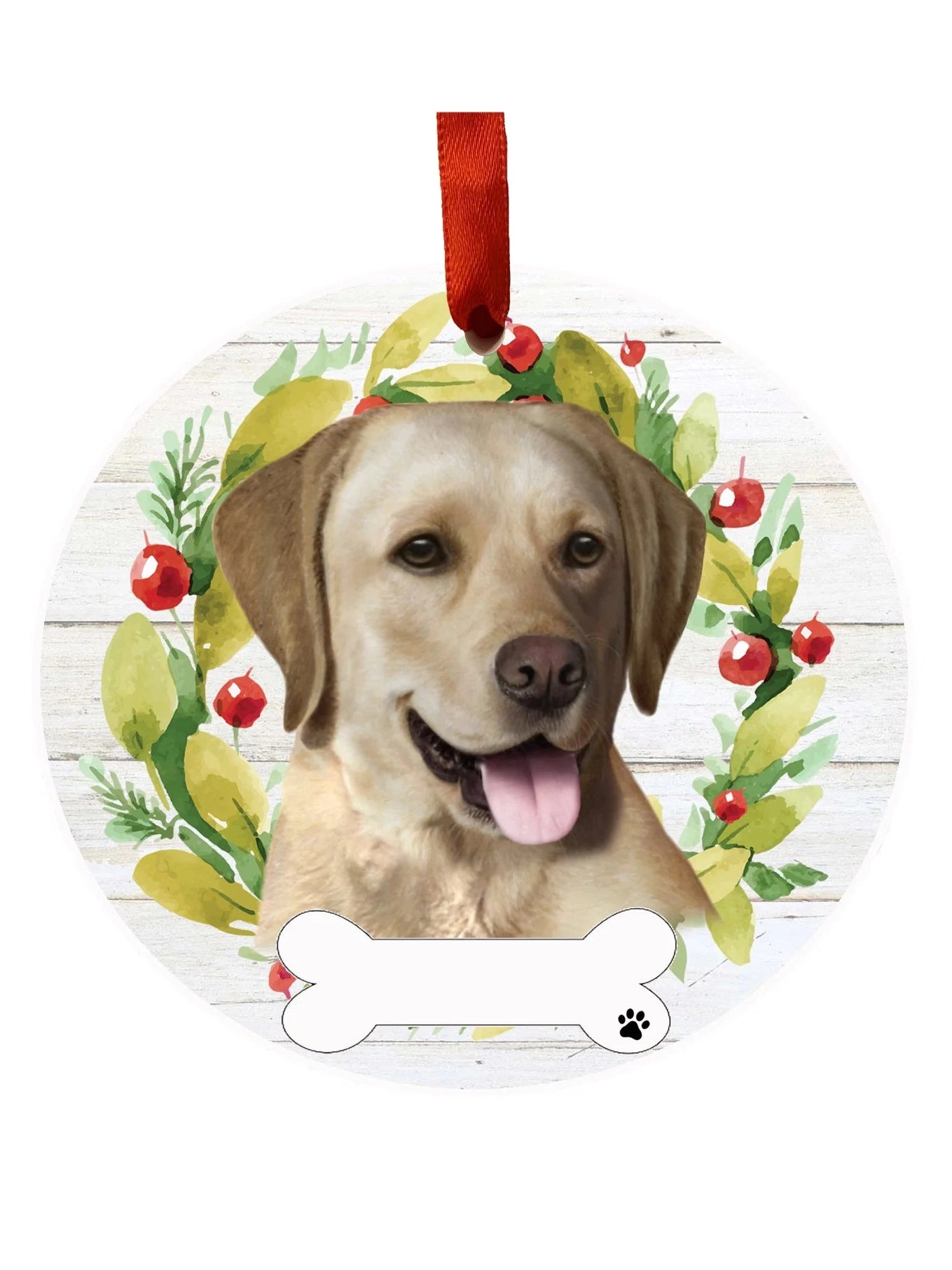 Christmas Ornament Labrador Yellow Dog 550-20