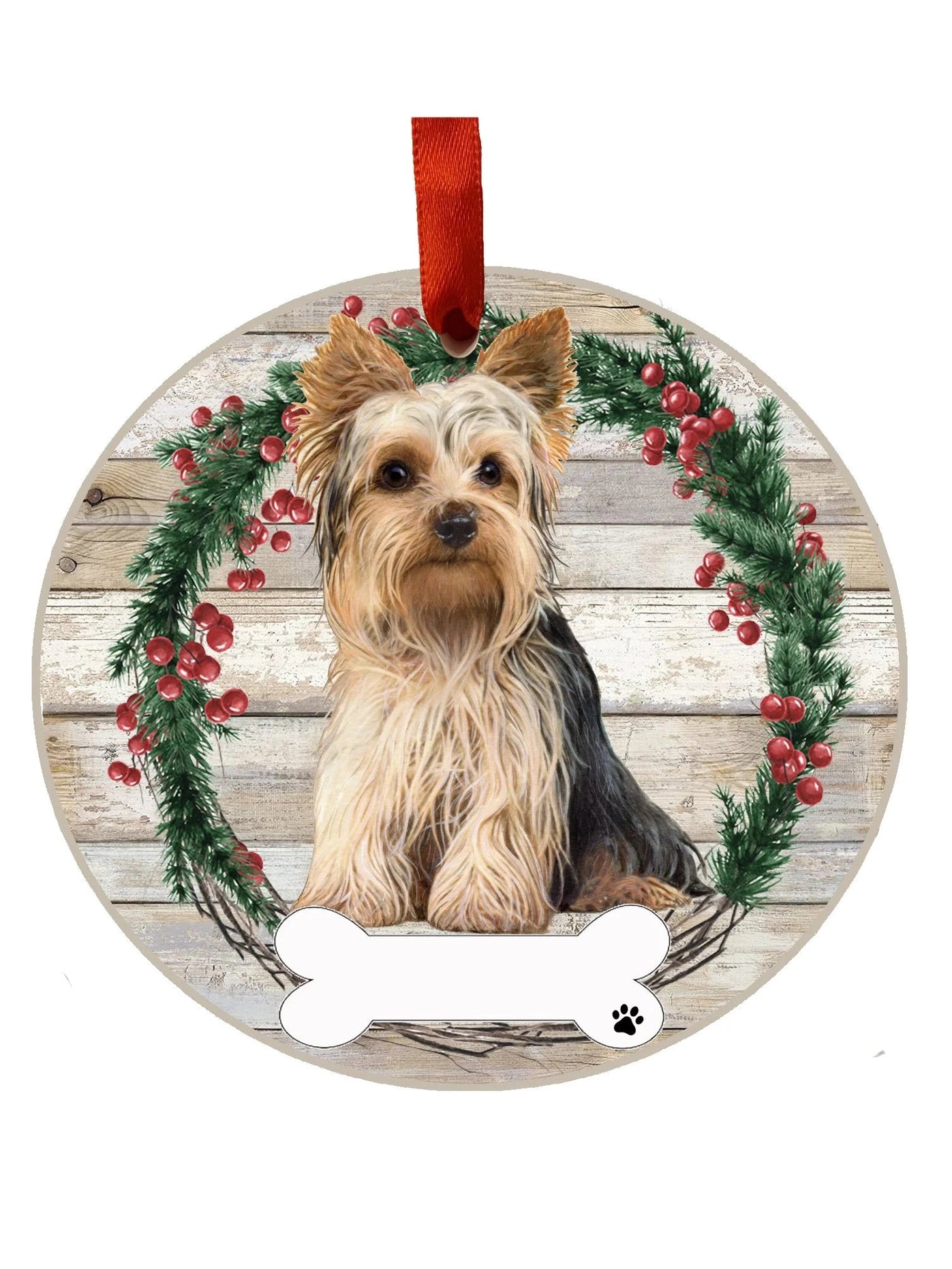 Christmas Ornament Yorkie Dog 550-46fb