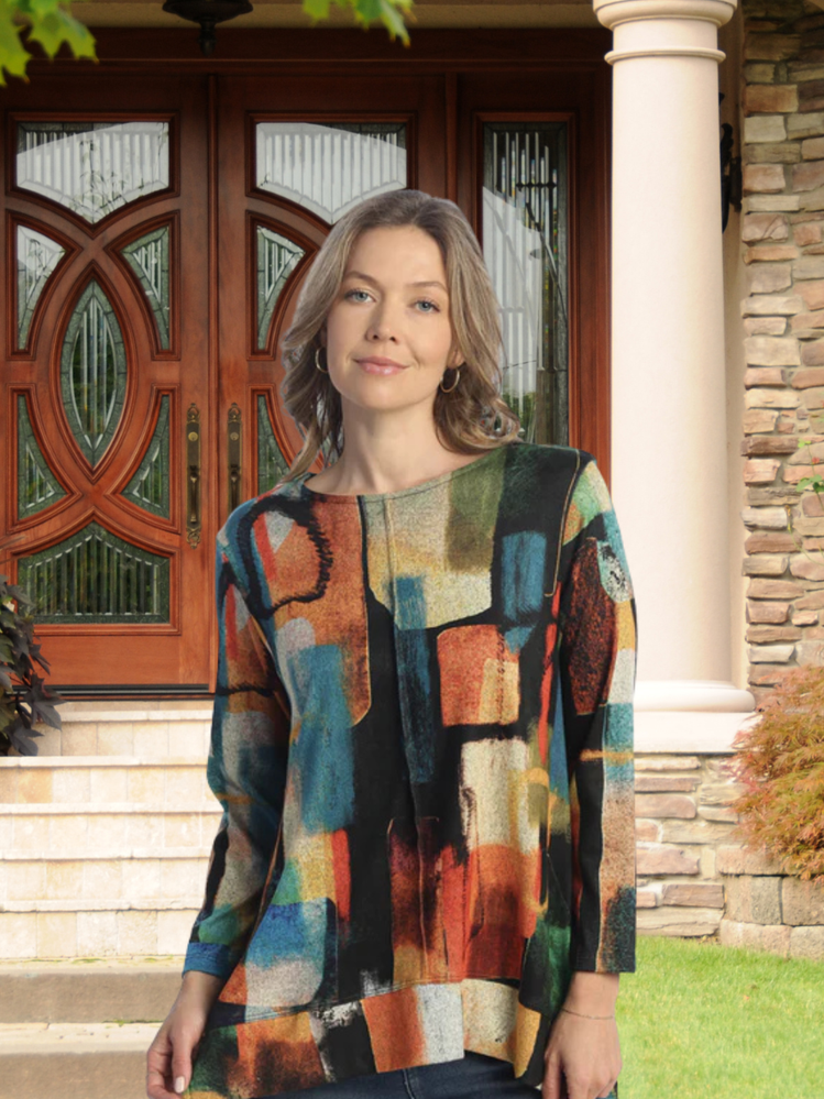 LK6-1866 - Women's Tucson Multi Poly Tunic