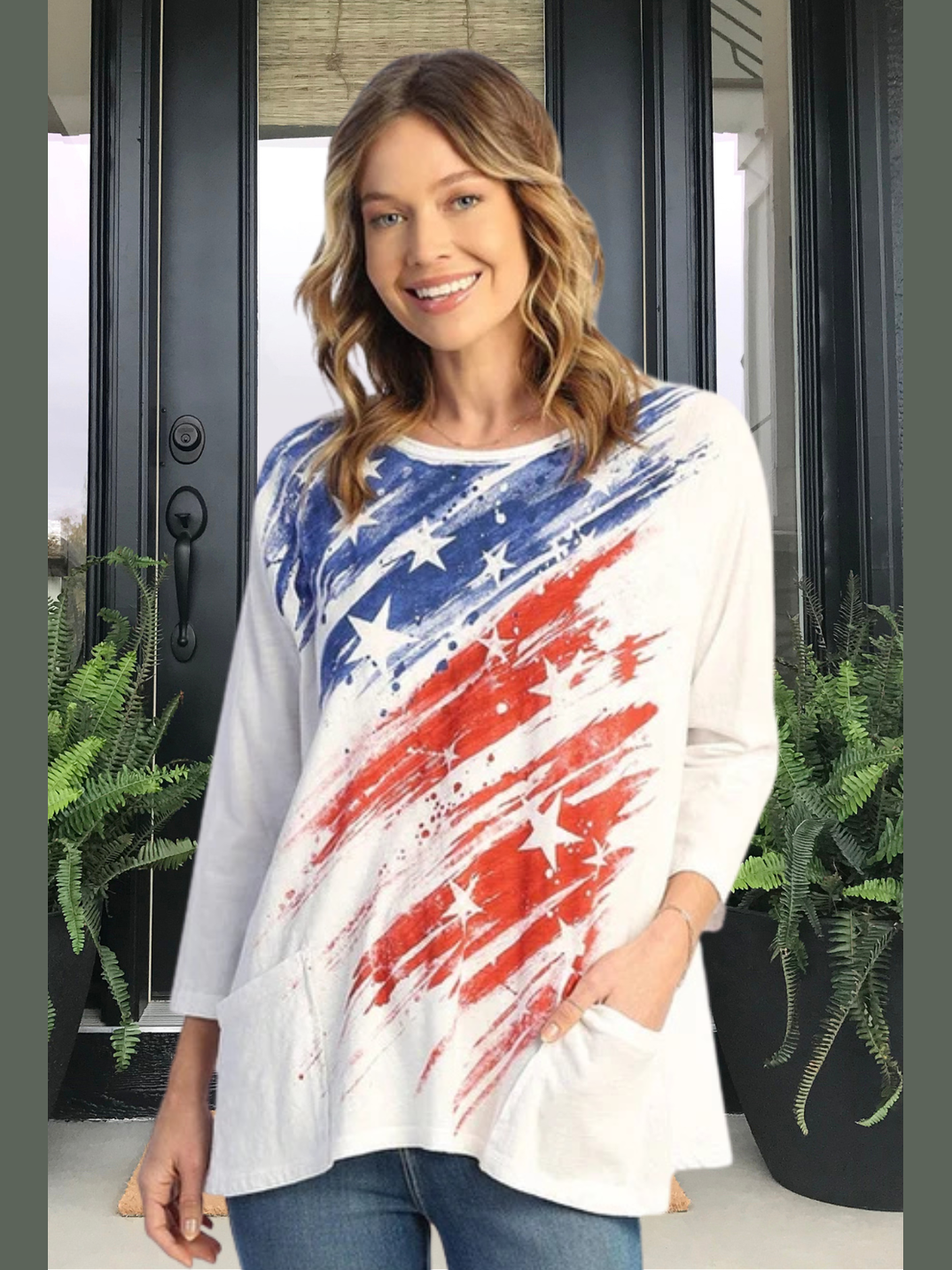 M12-1712 Tunic w/ 2 Pockets - American