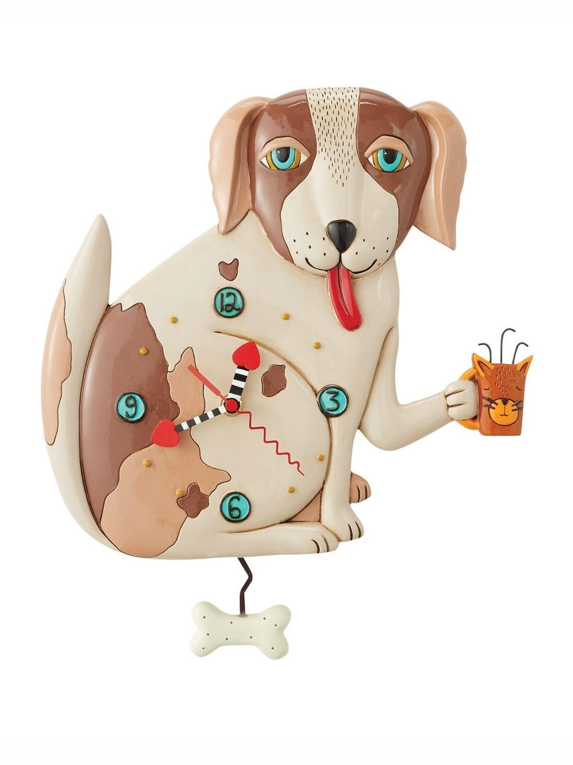 Wall Clock Dog No Bones - 6012914
