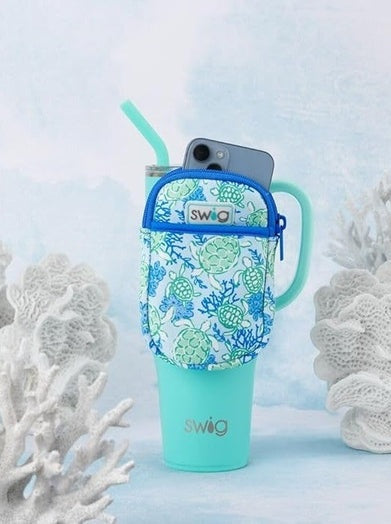 Mug Pouch Mega Shell Yeah Blue/Green Turtles S302 Nmmp Sy
