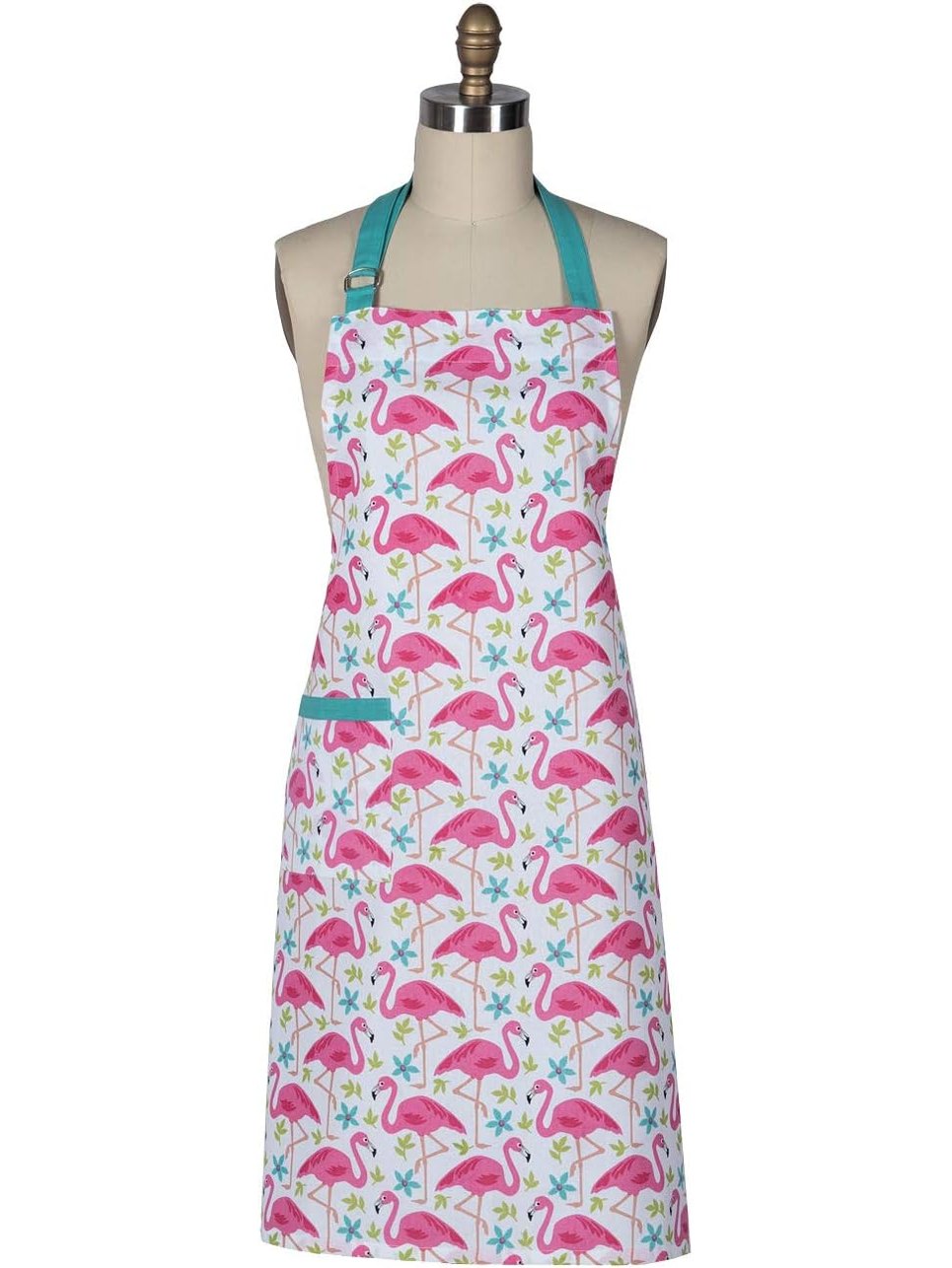 Apron Adult Flamingo White/Pink Women's R4531