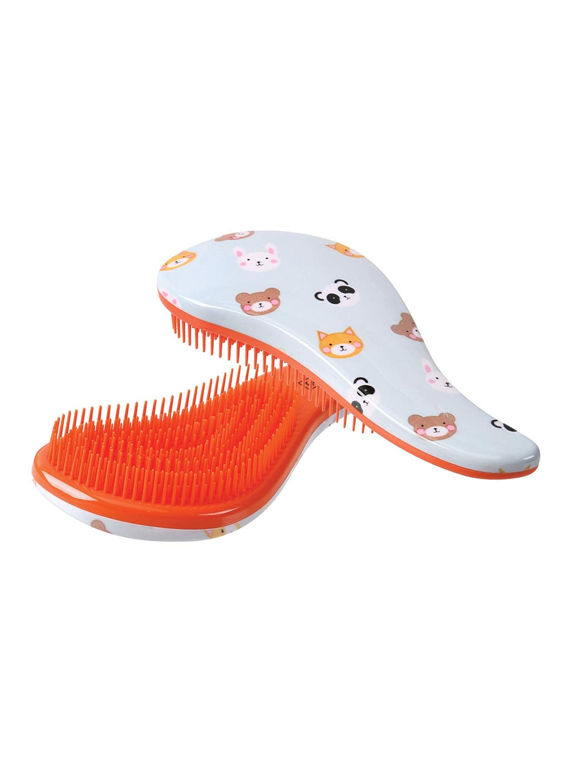 Tangle Free Hair Brush - Green Animal Party 66725