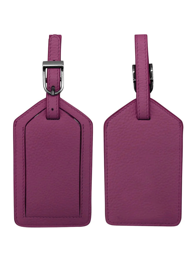 Luggage Tag - Orchid Leather 6422