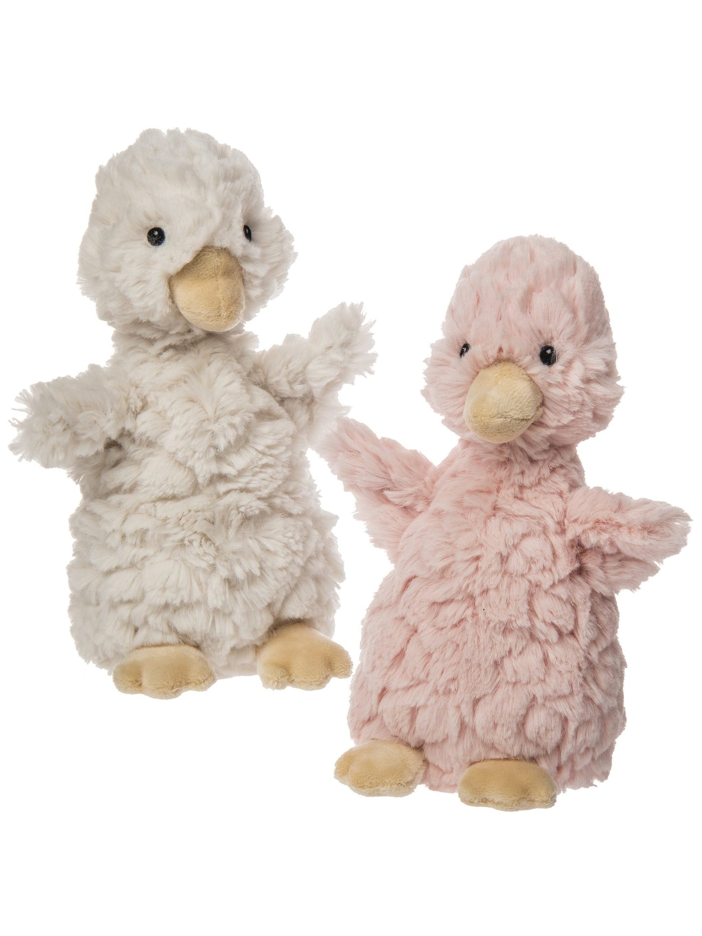 Stuffed Animal - Putty Duckling - 4x7" Cream or Pink