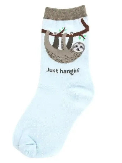 Kid's Socks Two Sizes available Sloth 6955