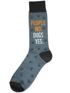 Men's Sock - People No - Dogs Yes - 7019M