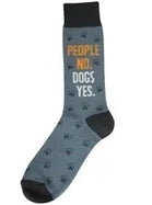 Men's Sock - People No - Dogs Yes - 7019M