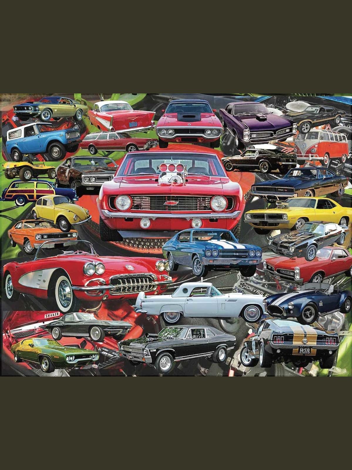 Puzzle Boomer's Favorite Cars 1000Pc 24 x 30" Hp503