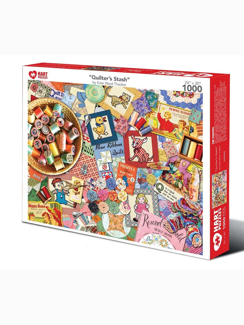 Puzzle Quilter's Stash 1000Pc 24 x 30" Hp042