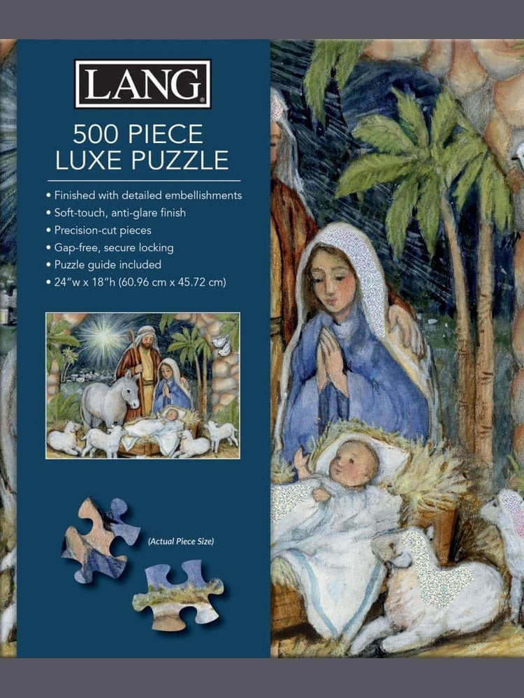 Puzzle Nativity Home For Christmas Luxe 500Pc 5042006