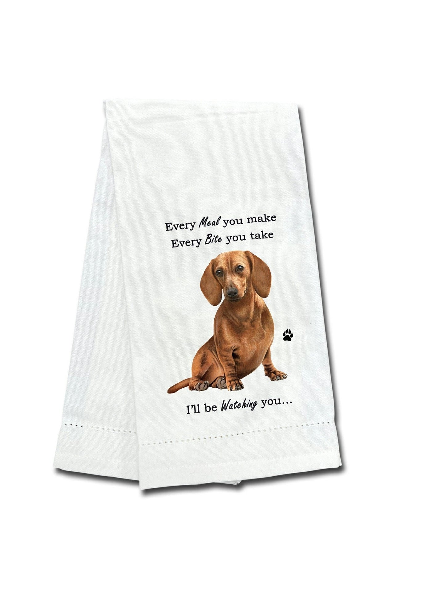 Towel - Dachshund Red- 711-13