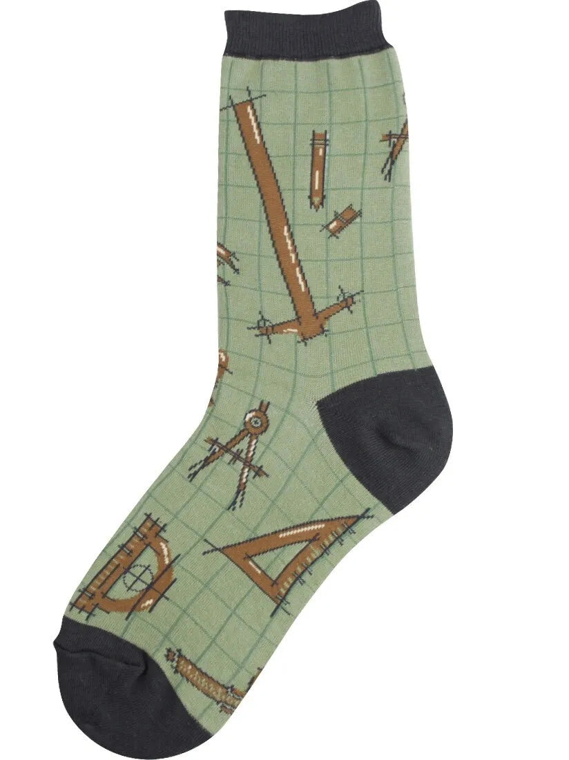 Women's Sock Architect Green 7165