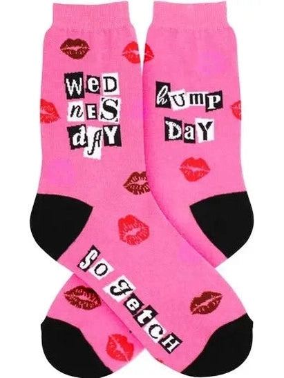 Women's Sock Wednesday's Pink 7170