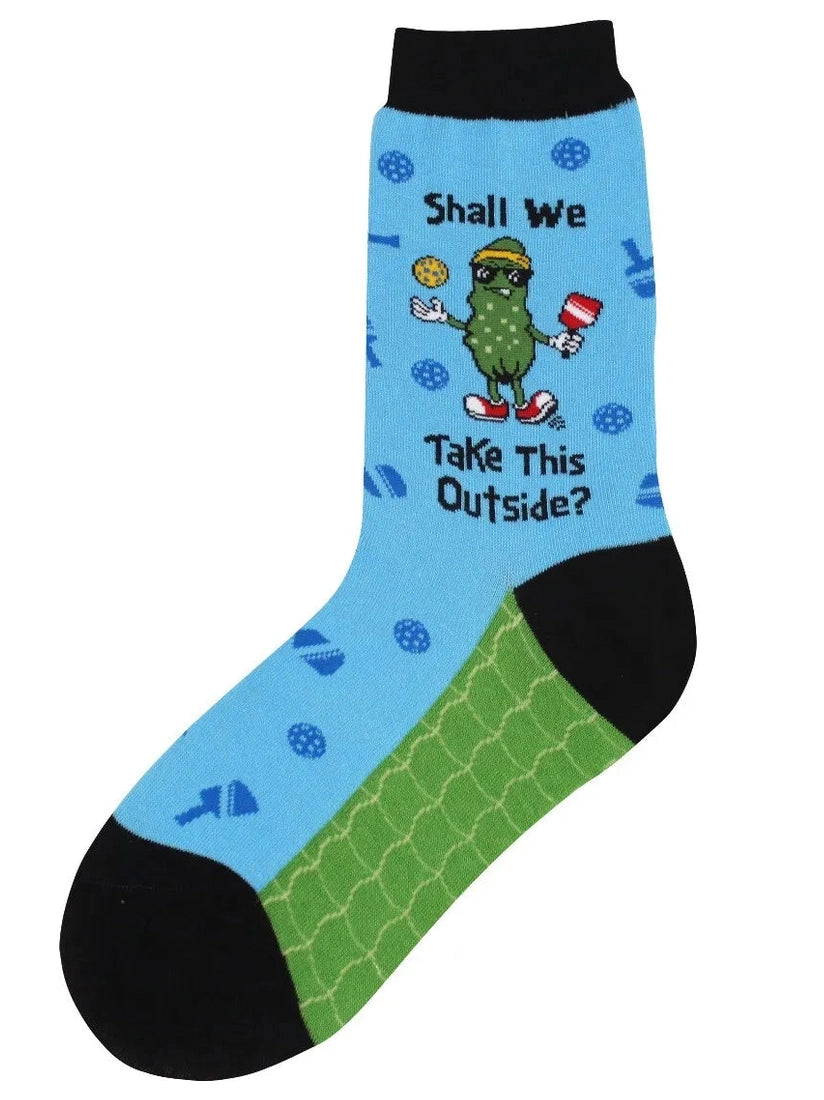 Women's Sock Pickle Ball Hustler Blue 7174