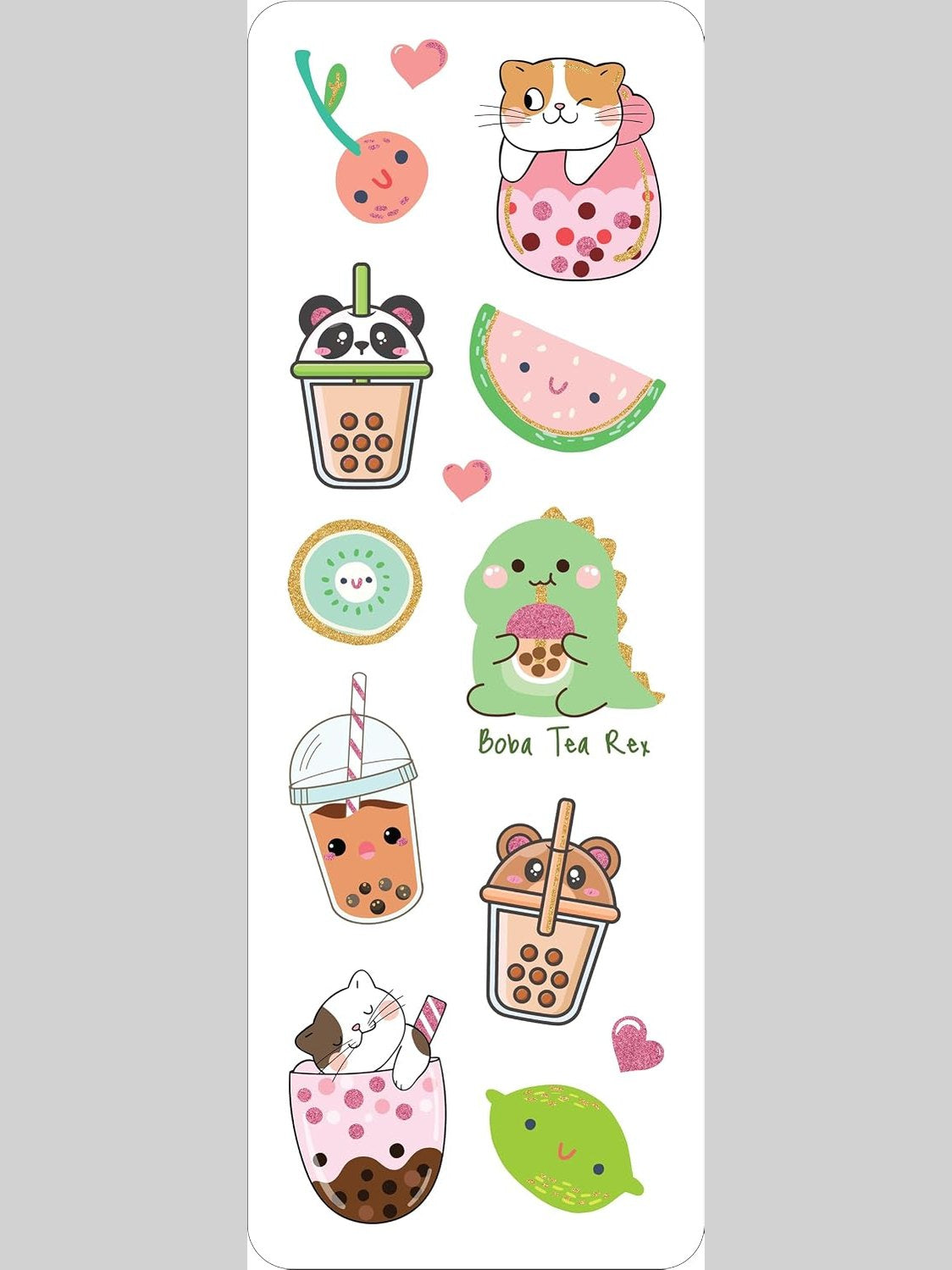 Sticker Set Bubble Tea 70pc 344625