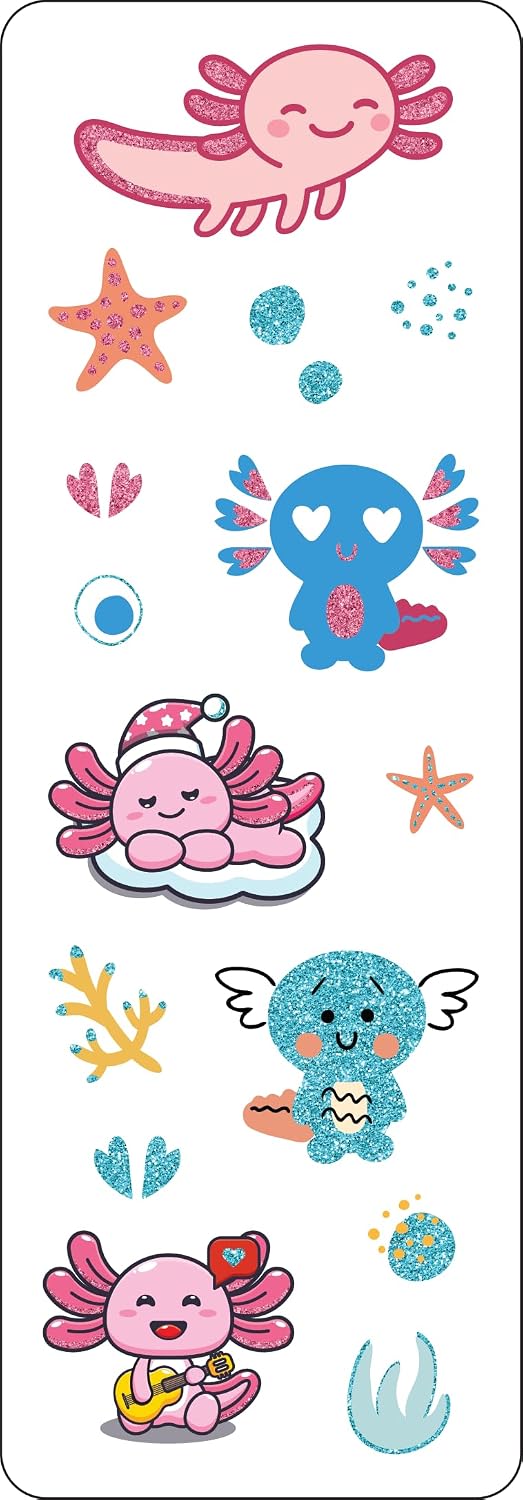 PeterPP- Sticker Set Axolotls 80pc 343727