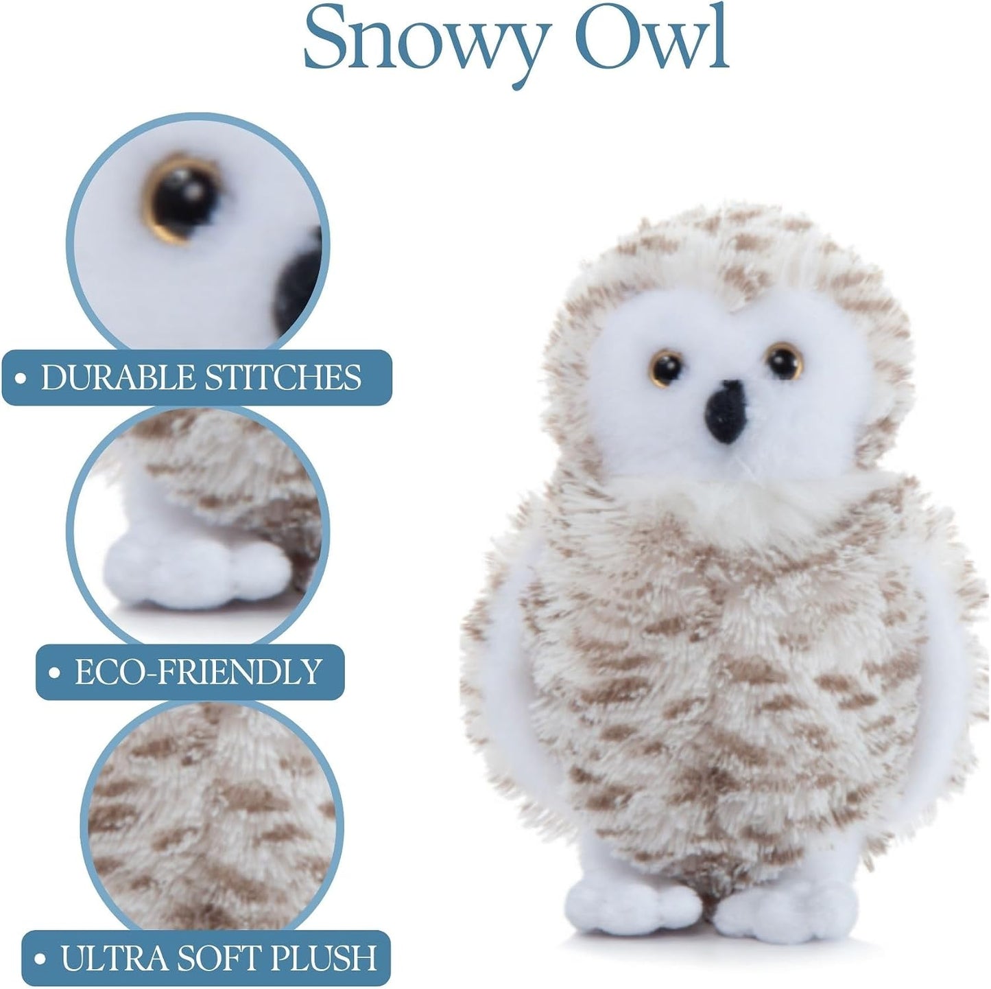 Wild Onez Snowy Owl 9" 421118