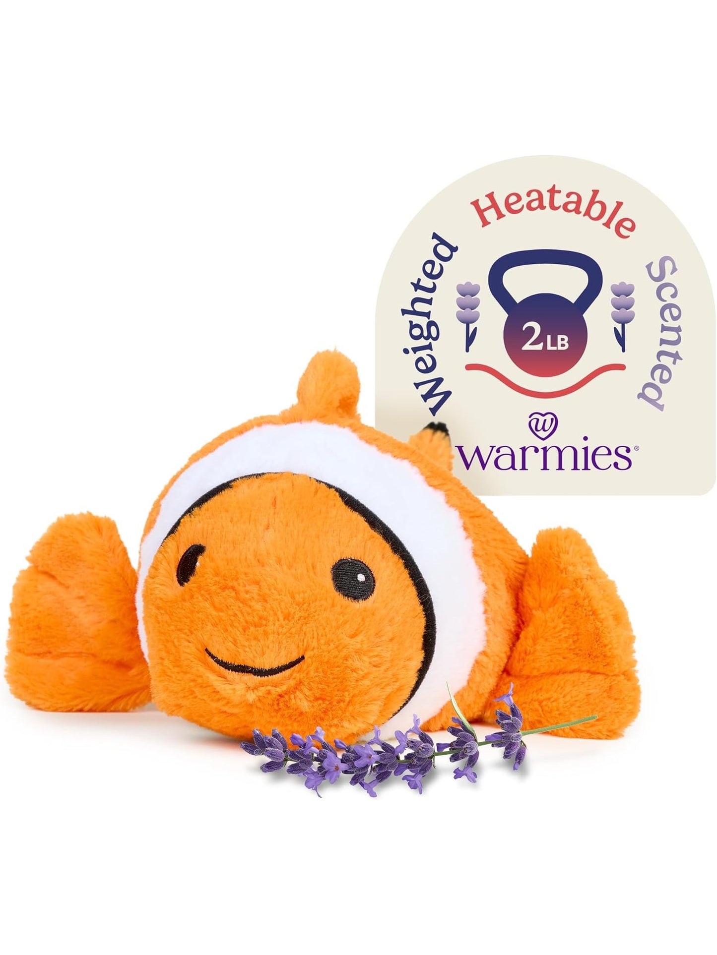 Clown Fish Orange Heatable Stuffed Animals Cp-Cfish-1