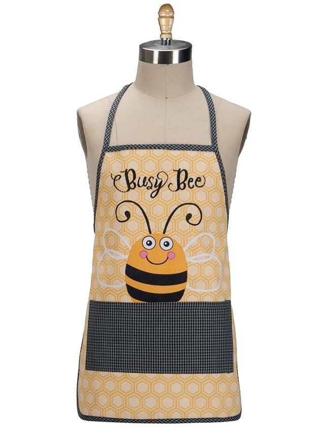 Apron Busy Bee Yellow Honeycomb Children's R6256