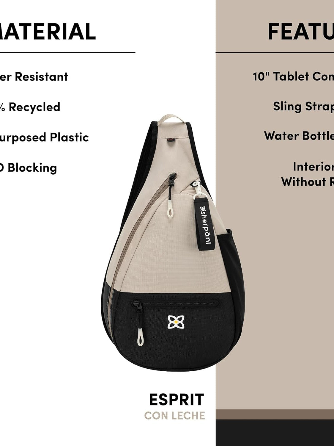 Back Pack Espirit Wasabi Stone 10l Travel Bag Rfid 23025 11"x5"x18"