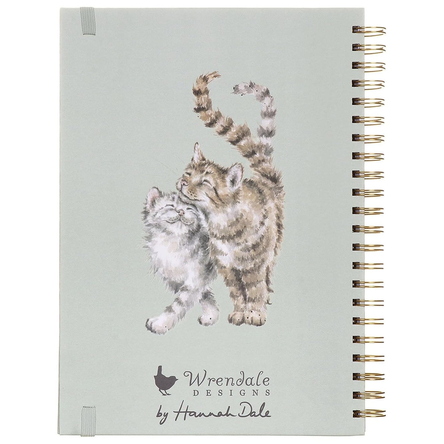 Spiral Notebook Cat Whiskers And Wild Flowers Green Lhb015
